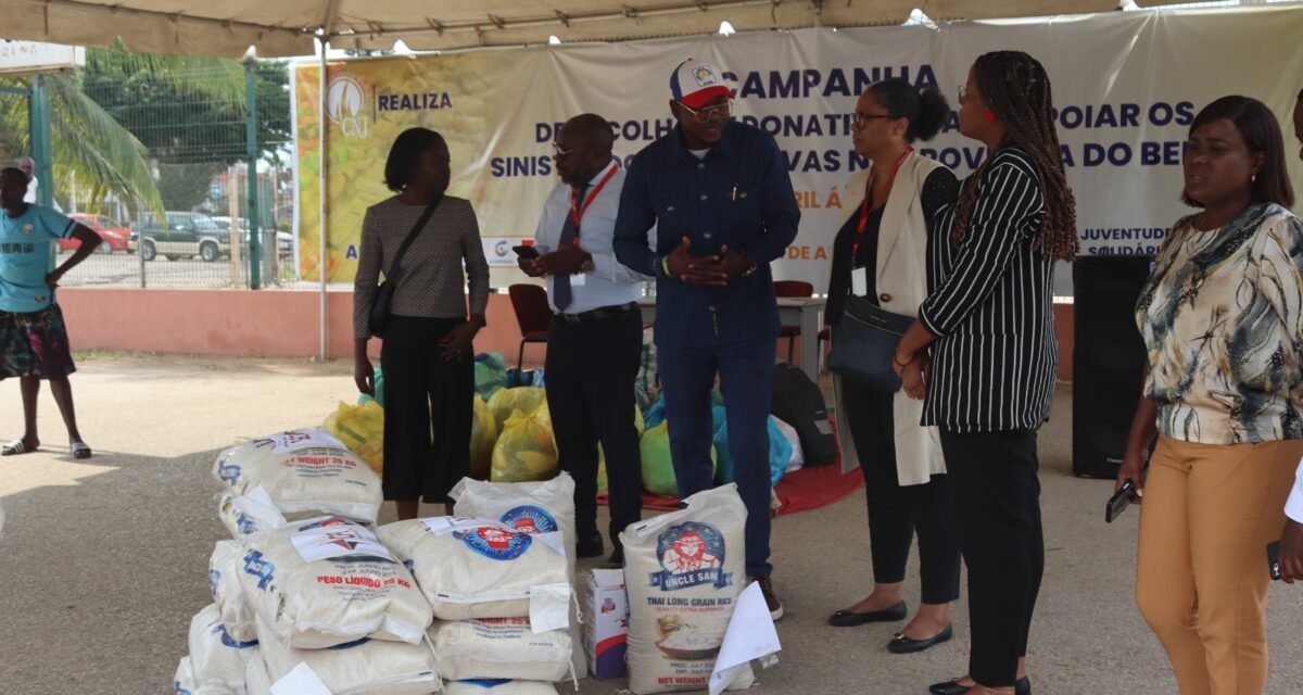 CAMINHO DE FERRO DE LUANDA JUNTA- SE A CAMPANHA DE SOLIDARIEDADE PARA COM VÍTIMAS DAS CHEIAS NA PROVÍNCIA DO BENGO